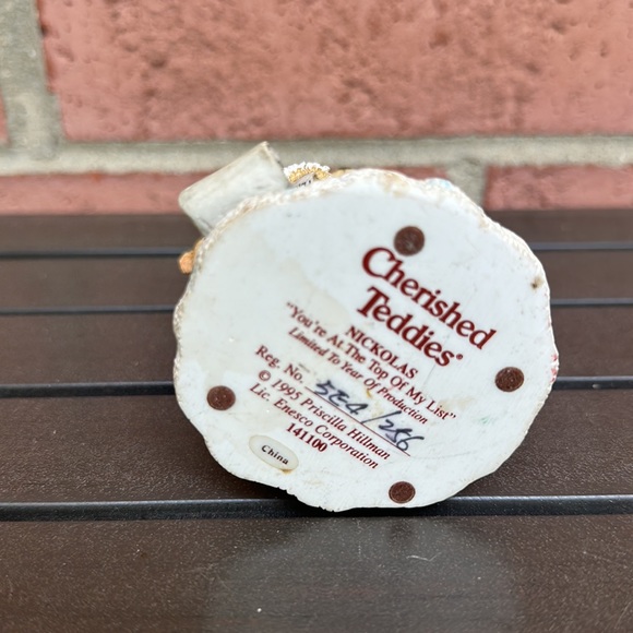 Cherished Teddies Santa Claus St Nickolas "You're At The Top Of My List" #141100 - Picture 5 of 5